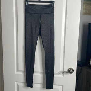 Alo High-waist Black Glitter Legging